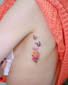 tatuagem flores